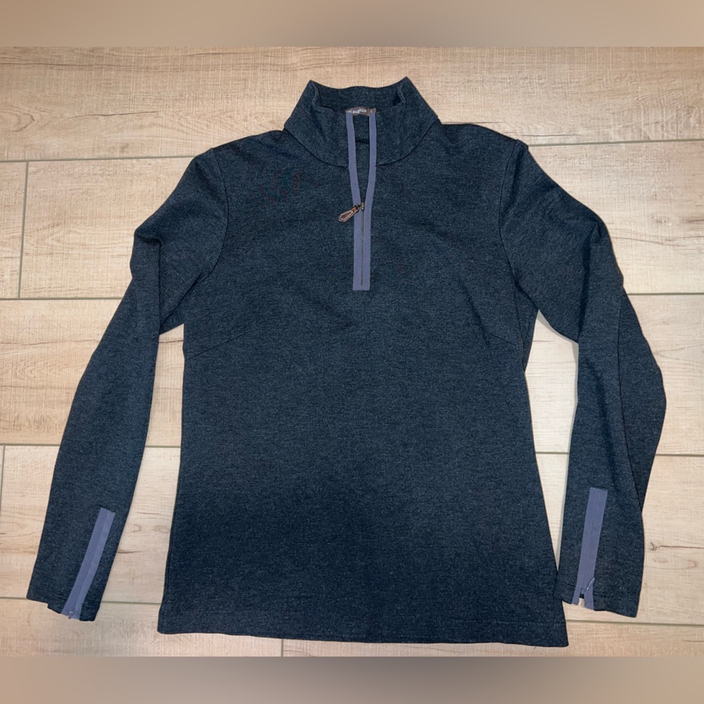 J. McLaughlin women’s quarter zip pull over long sleeve top